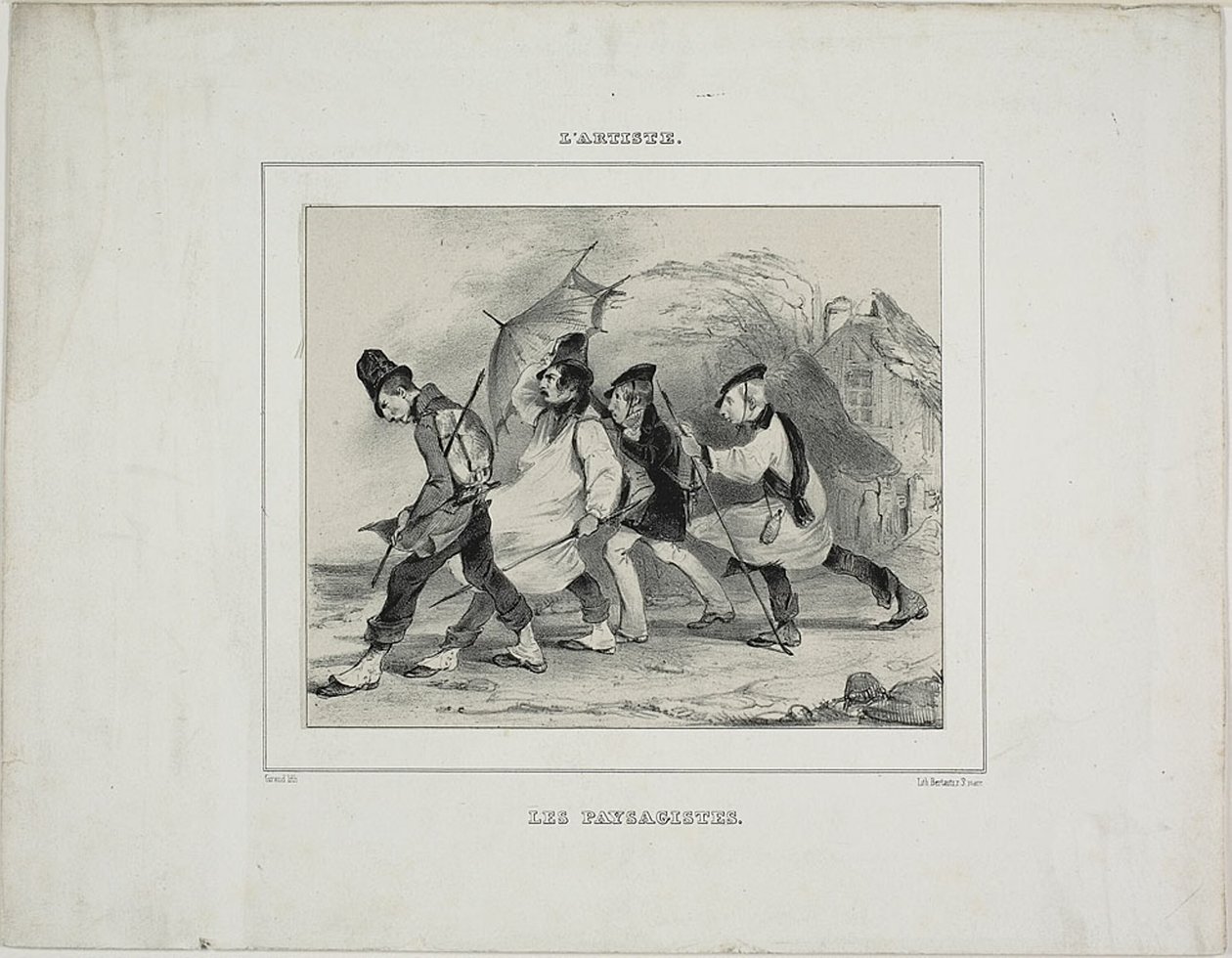 Manzara Ressamları by Pierre François Eugène Giraud