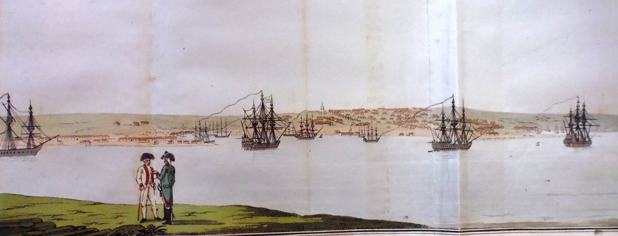 Sivastopol Limanı. 1793 ve 1 yıllarında Rus imparatorluğunun güney eyaletlerinde yapılan seyahatlerden by Pierre François Tardieu