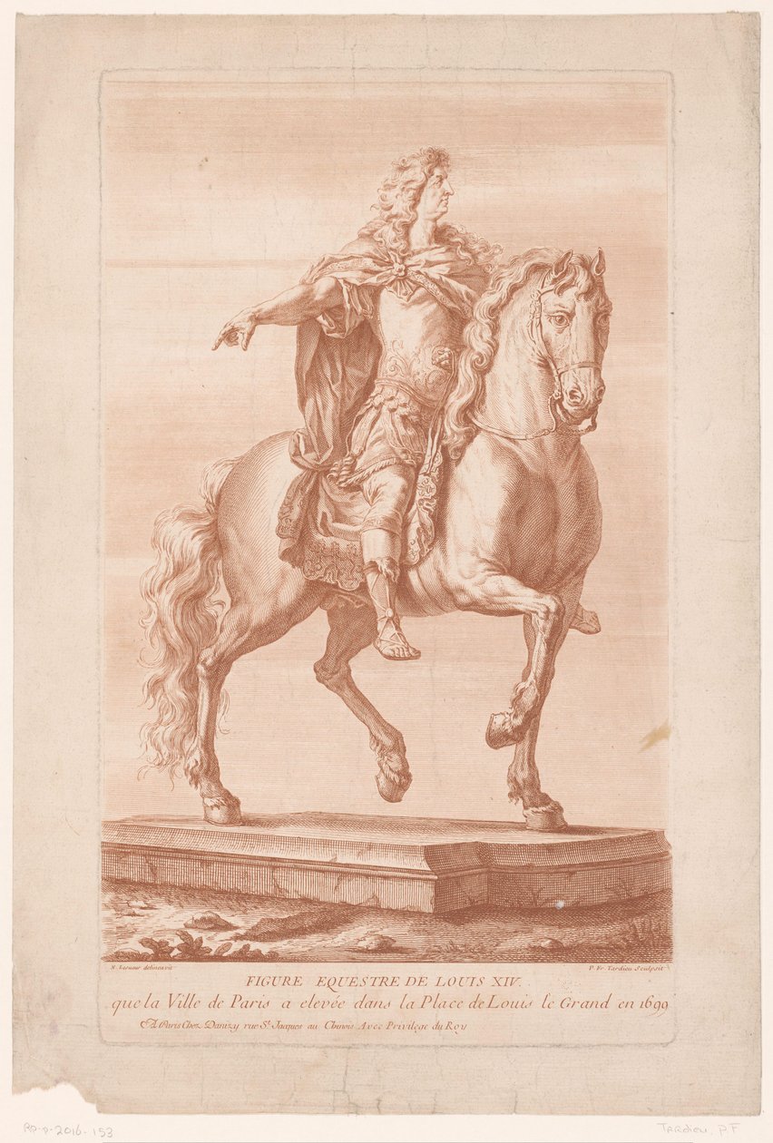 Louis XIV'in Binicilik Portresi Figür Equestre de Louis XIV (nesne üzerindeki başlık) by Pierre François Tardieu