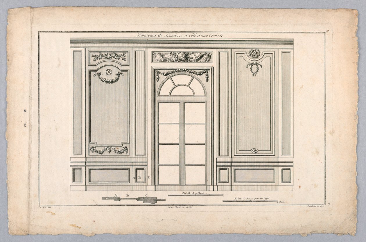 Kapılı Duvar İçi by Pierre Gabriel Berthault
