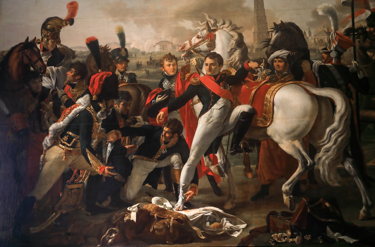 Napolyon Ratisbonne'un önünde yaralandı by Pierre Gautherot