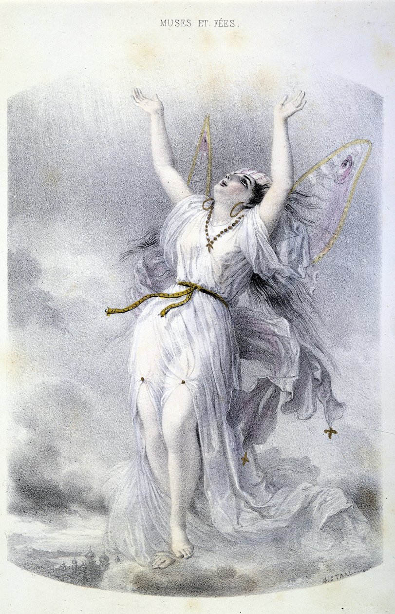 Peri: La Peri - “Mitolojik kadınlar”da, Mery ve Foelix tarafından, hasta. Yazan: G. Staal, ed. Gouet tarafından by Pierre Gustave Eugene Staal