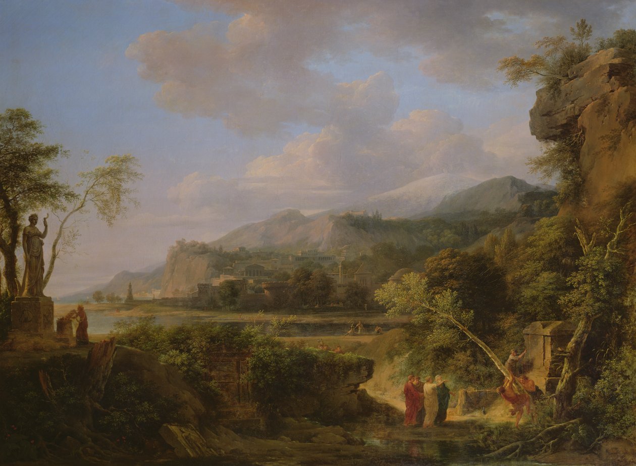Inzira nyabagendwa ya New York cyangwa `Umukobwa ukize, Umukobwa ukennye by Pierre Henri de Valenciennes