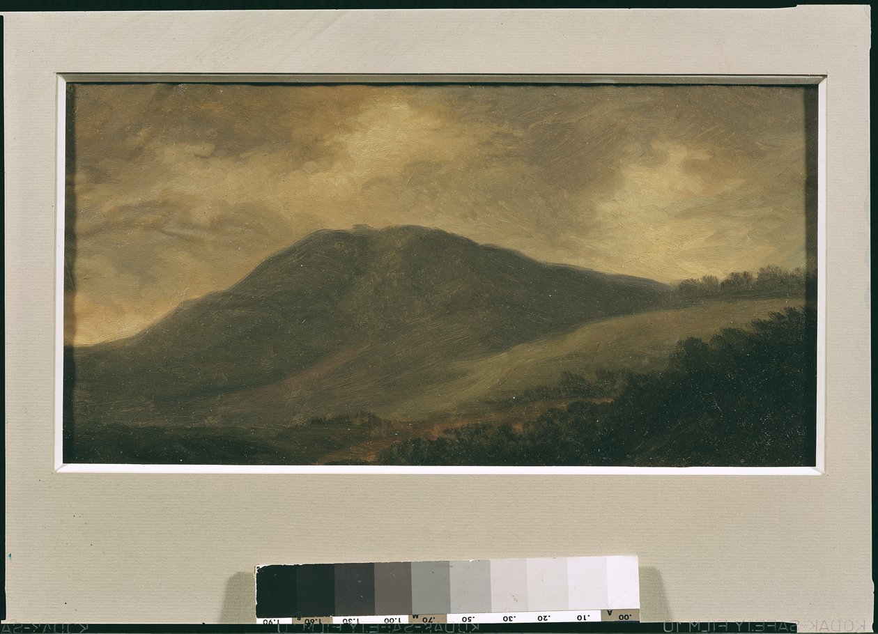 Monte Cavo, Nemi yakınlarında (karttaki yağ) by Pierre Henri de Valenciennes