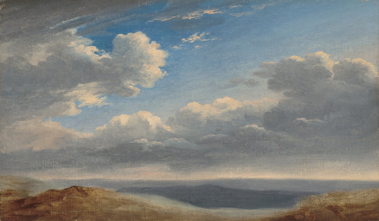 Roma Campagna Üzerinde Bulutların İncelenmesi, c. 17821785. by Pierre Henri de Valenciennes