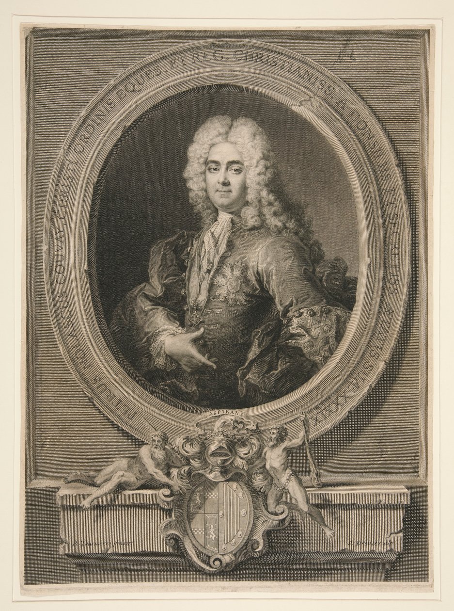 Petrus Nolascus Couvay by Pierre Imbert Drevet