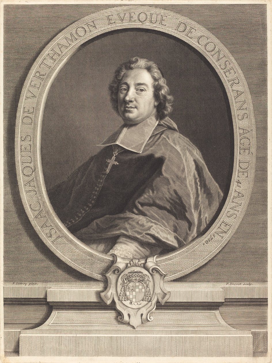Verthamonlu Isaac-James by Pierre Imbert Drevet after François de Troy