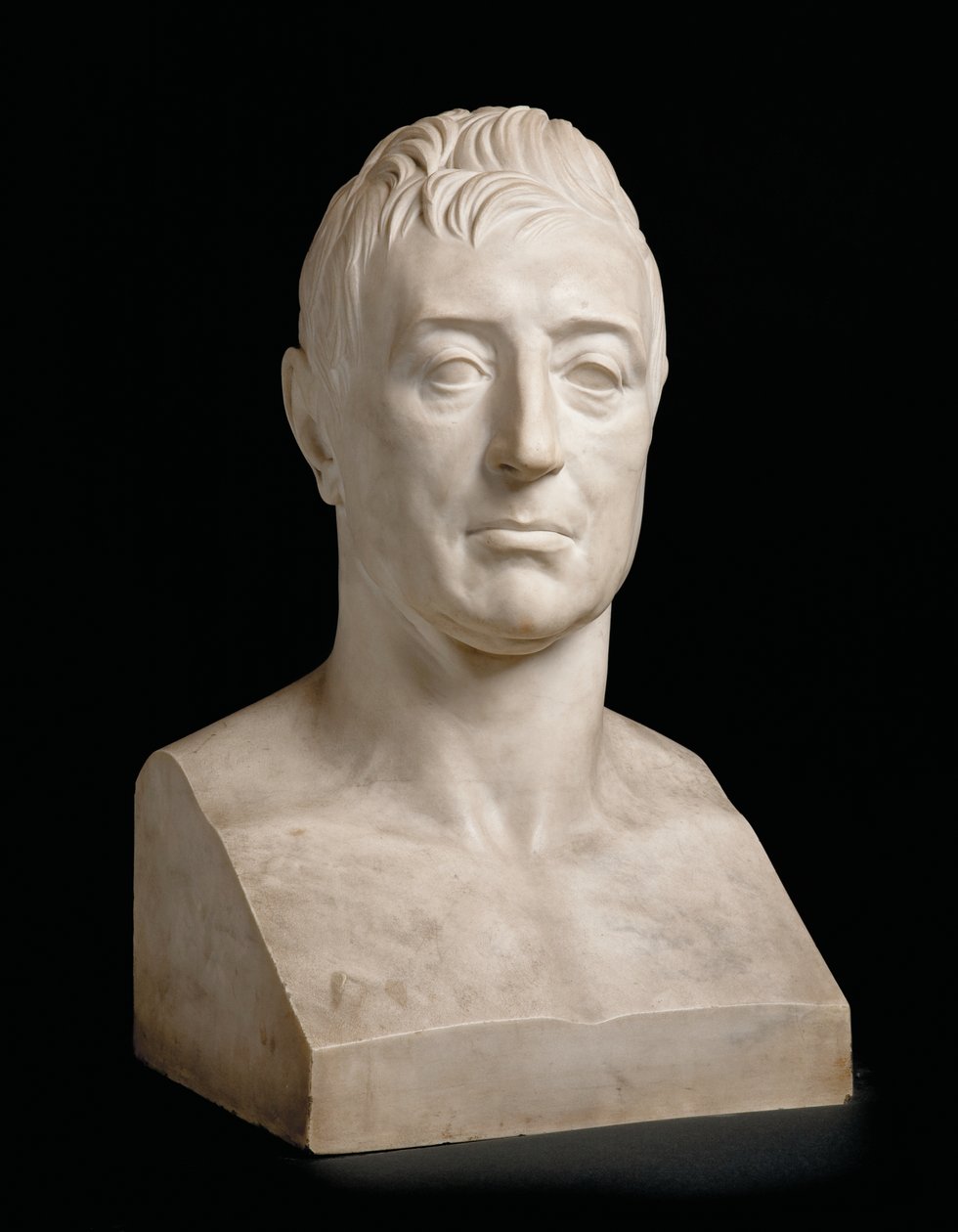 Marie-Joseph-Gilbert du Motier, Marquis de Lafayette büstü by Pierre Jean David dAngers