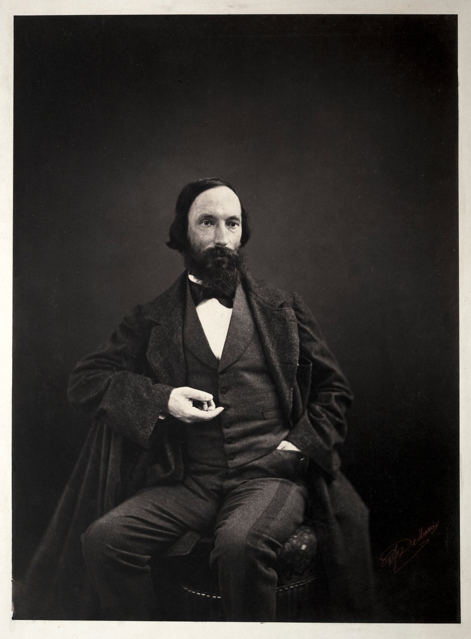 Auguste Vaquerie by Pierre Jean Delbarre