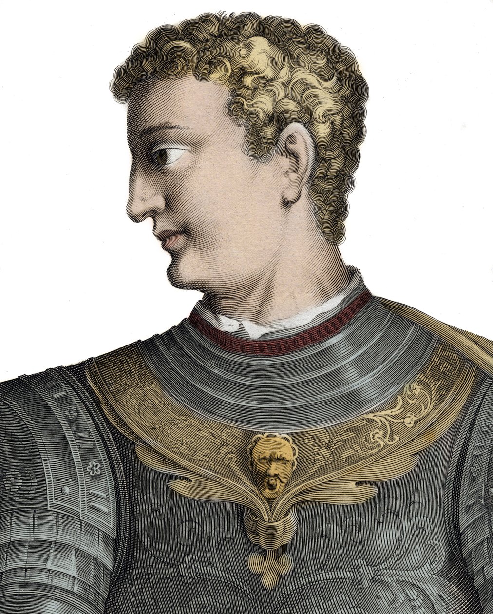 Caligula (Caius Caesar Germanicus) (12-41), Roma İmparatoru - Caius Caesar Germanicus dit Caligula (12-41), Roma İmparatoru - Pierre Jean Mariette tarafından gravür by Pierre Jean Mariette