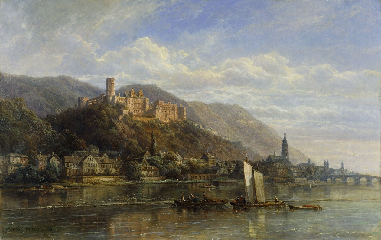 Heidelberg, 1866 by Pierre Justin Ouvrie