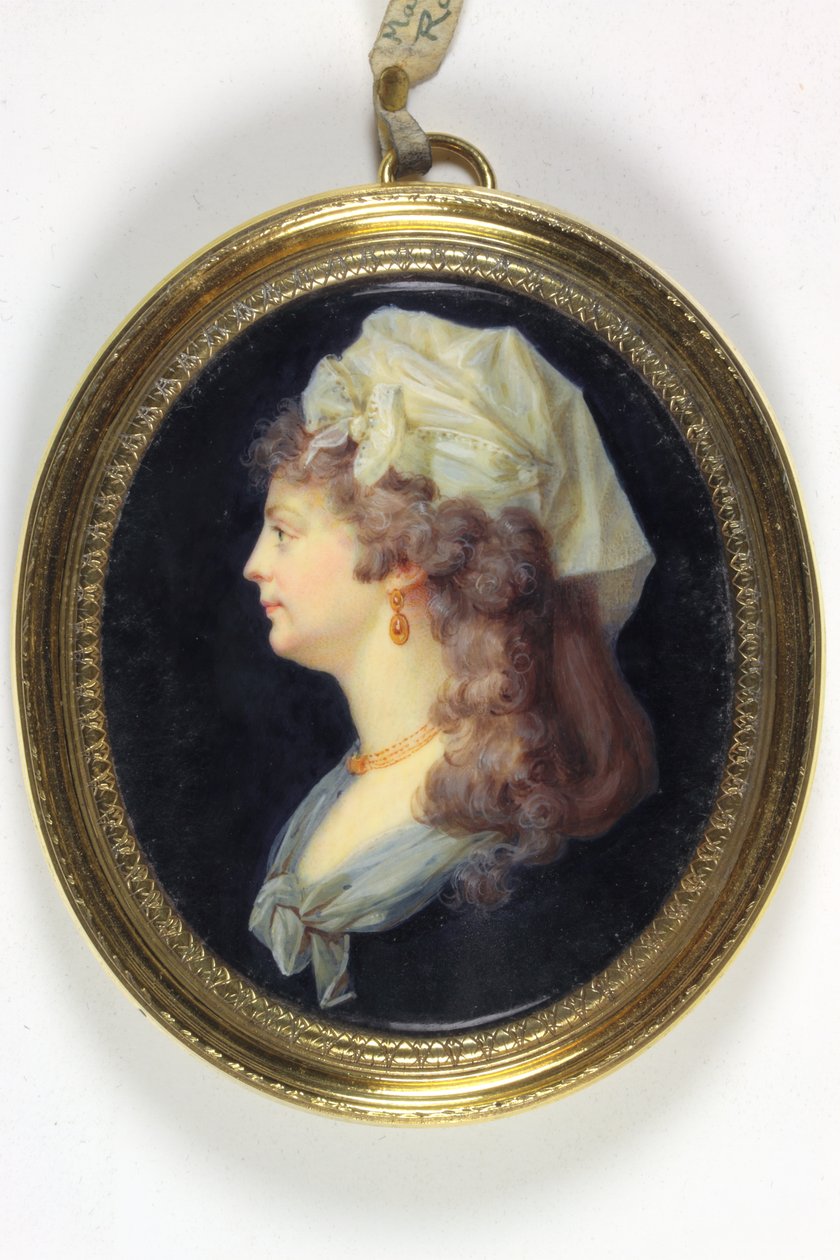 Marie-Jeanne Phillipon adında bir bayan, Madam Roland (emaye) by Pierre Louis Bouvier