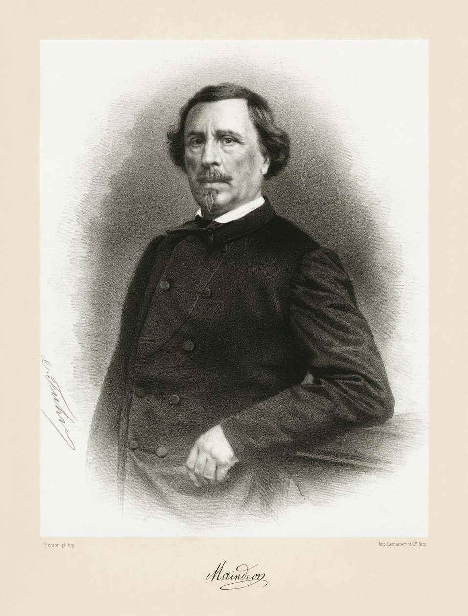 Hippolyte Maindron, 1865-66 by Pierre Louis Pierson