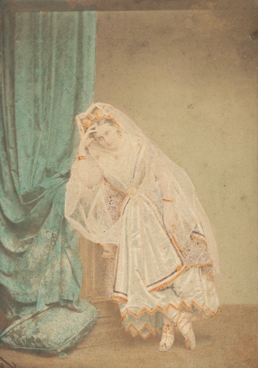[Judith gibi Altın Pike Giydiren Kontes], 1860