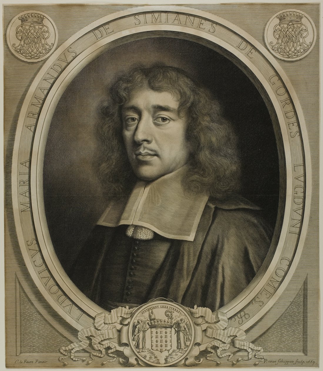 Louis-Marie-Armand de Simianes de Gordes by Pierre Louis van Schuppen