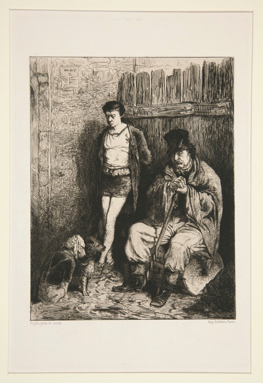 İki adam ve iki köpek ( by Pierre Marie Beyle