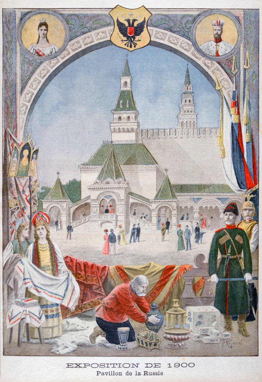 1900 Evrensel Sergisindeki Rus pavyonu, Paris, 1900 by Pierre Mejanel