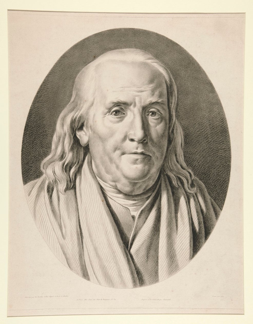 Benjamin Franklin, Jean-Antoine Houdon