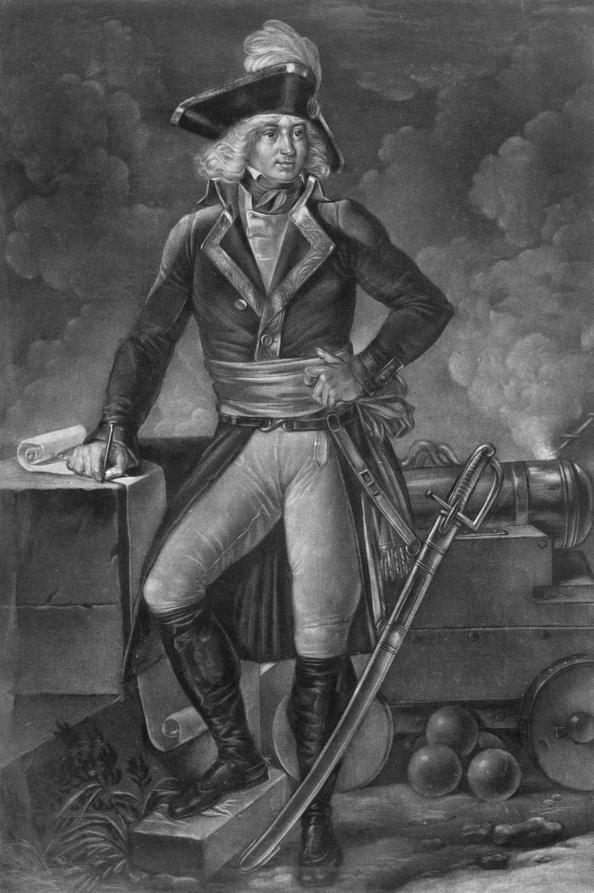 General Charles Pichegru (1761-1804) - Kuzey, Sambre ve Meuse, Ren ve Moselle ordularının baş generali Charles Pichegru'nun (1761-1804) tam boy portresi” Pierre Michel Alix'in (1762- 1817), Alexandre Evariste FRAGONARD (1780-185) tarafından by Pierre Michel Alix