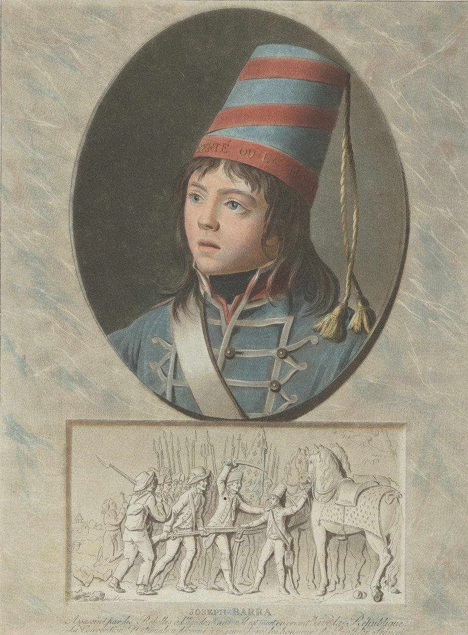 Joseph Barra, F. Garnerey'den sonra, ca. 1795. by Pierre Michel Alix