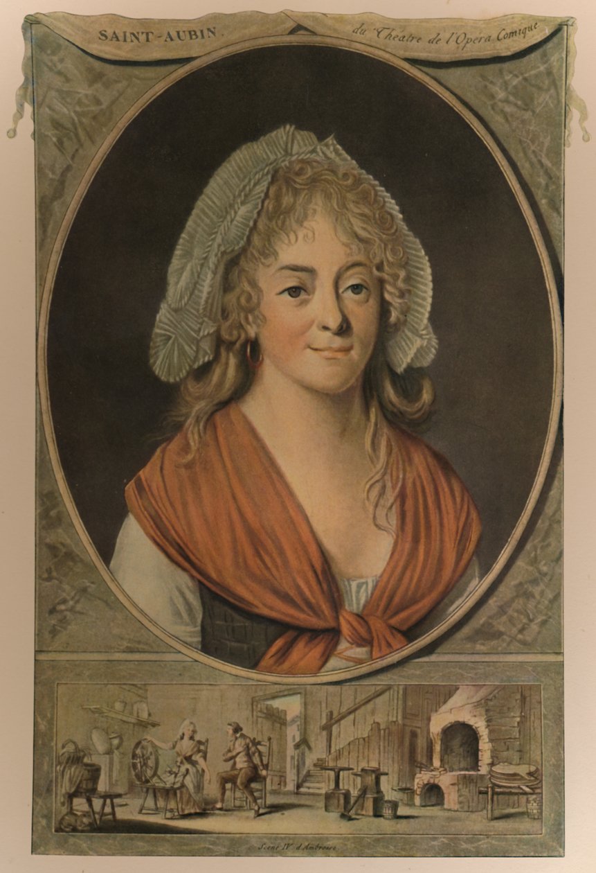 Madam Saint-Aubin, 18. yüzyılın sonu, 1913 by Pierre Michel Alix