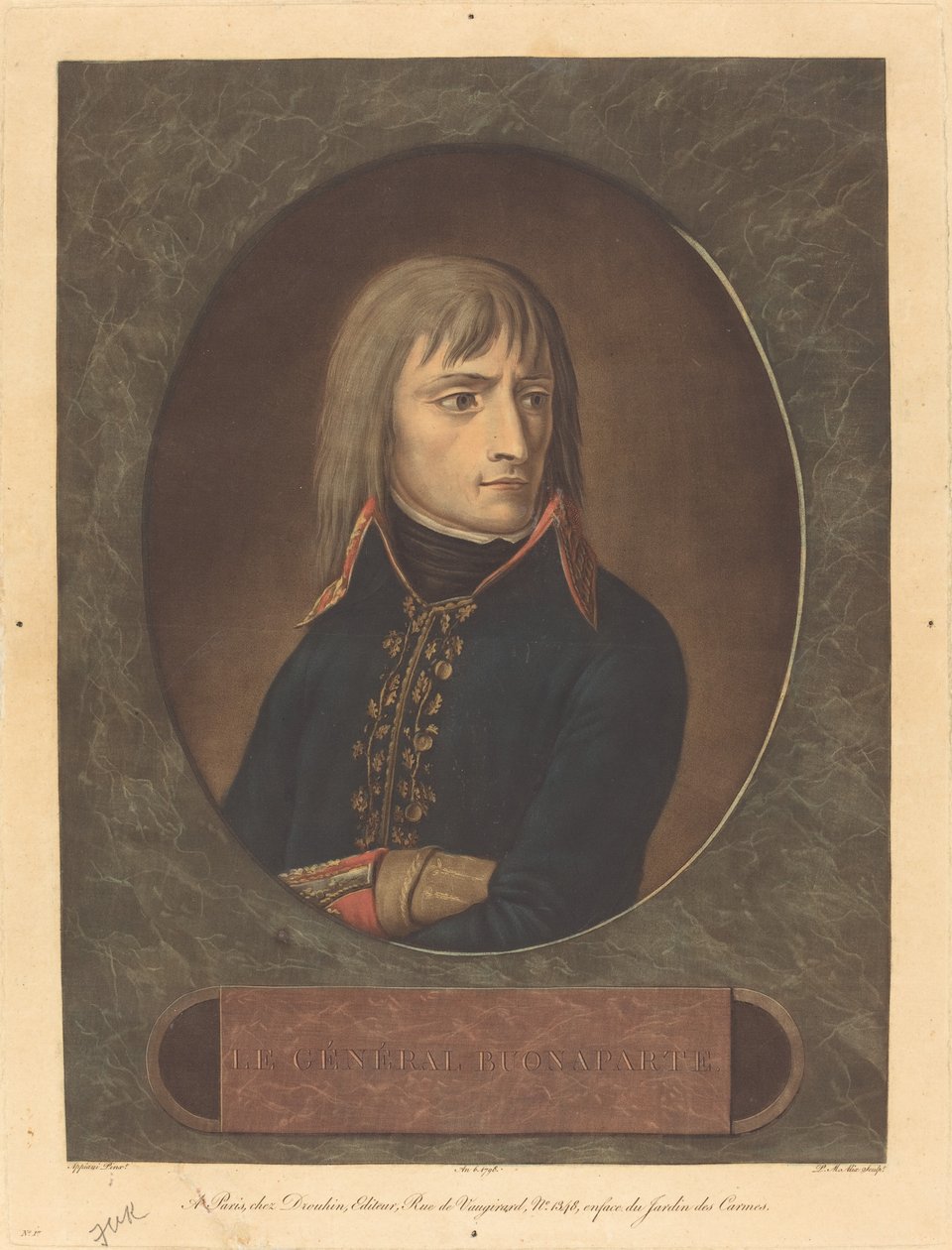 İtalyan Ordusu Generali olarak Napolyon, 1798. by Pierre Michel Alix