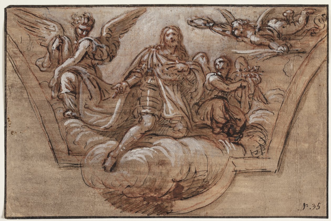 Taslak tavan dekorasyonu by Pierre Mignard