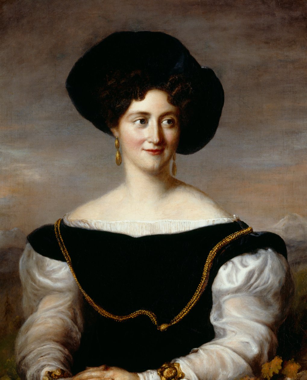 Charlotte Webster (tuval üzerine yağlıboya) by Pierre Nicolas Legrand