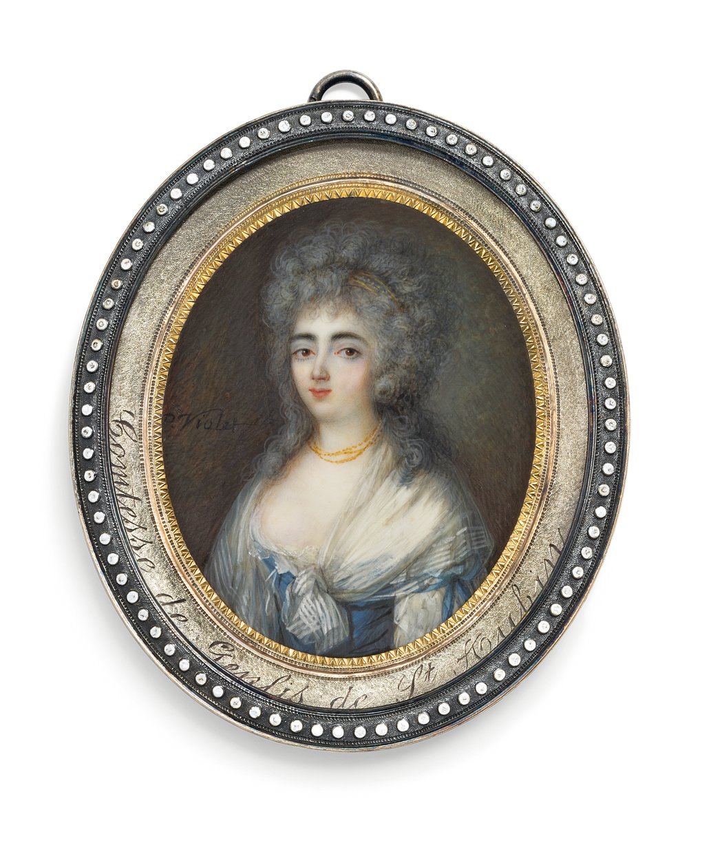 Stéphanie Félicité Ducrest de Saint-Aubin, Genlis Kontesi by Pierre Noel Violet