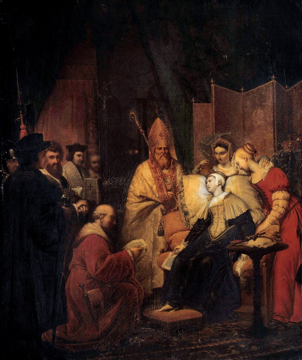 Anne de Boleyn (Anna veya Ann Bolin ve Anne Bullen by Pierre Nolasque Bergeret