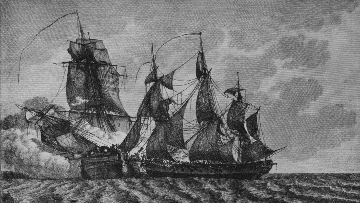 Ambuscade ve Bayonnaise, c1799 by Pierre Ozanne