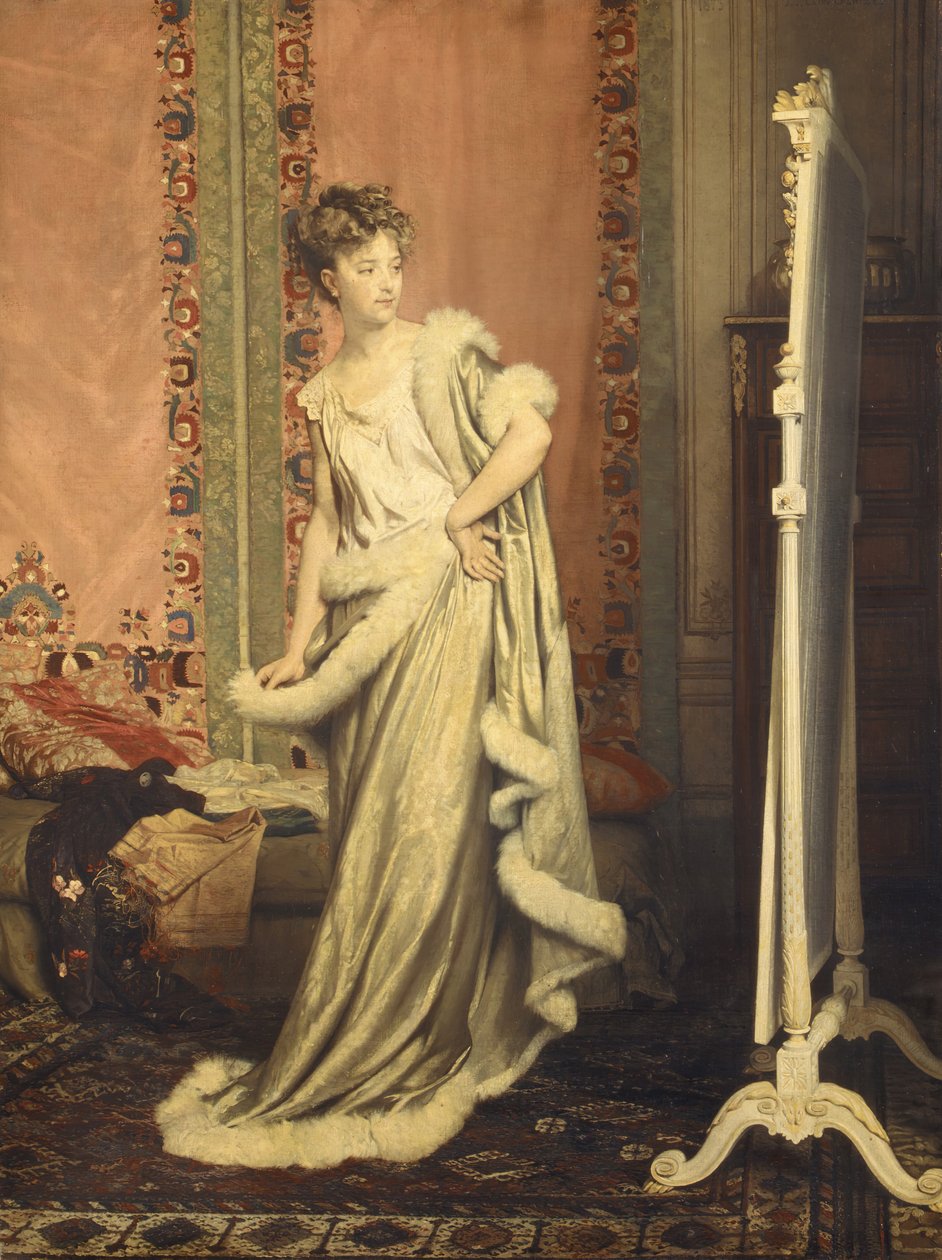 Aynadan Önce, 1873. by Pierre Paul Lêon Glaize