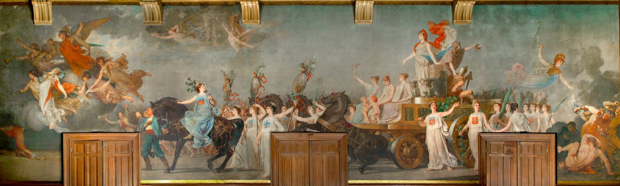 Fresk "Cumhuriyetin Zaferi" by Pierre Paul Lêon Glaize