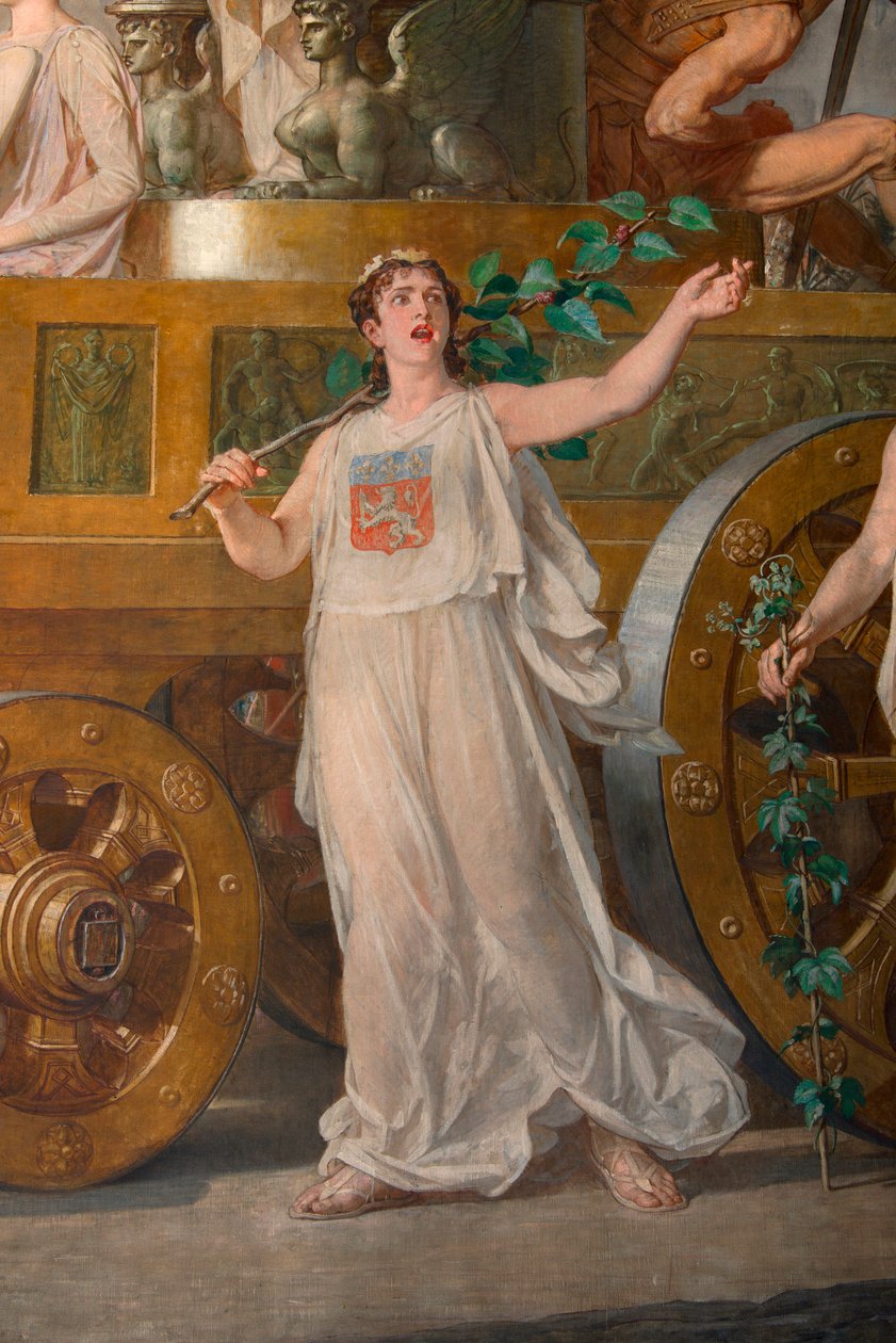 Fresk “”Cumhuriyetin Zaferi”” by Pierre Paul Lêon Glaize