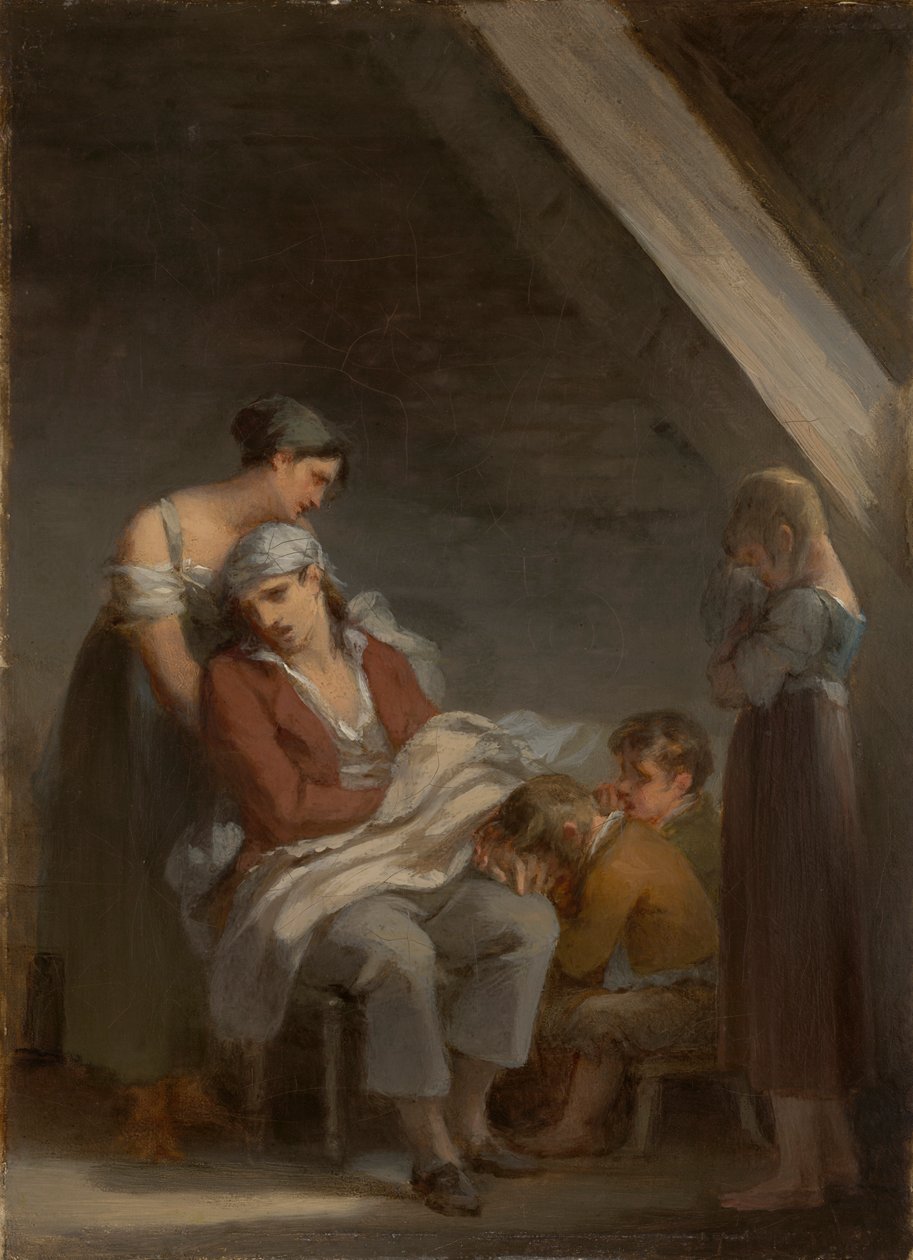 Acı Çeken Bir Aile by Pierre Paul Prud