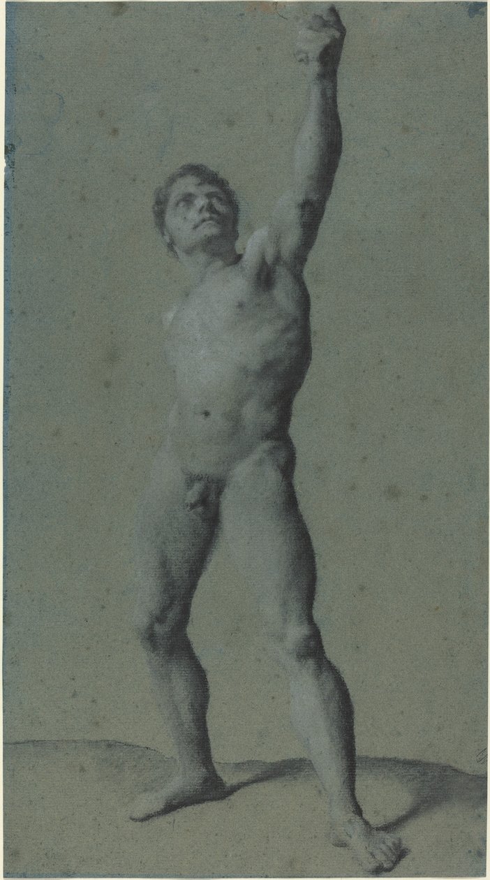 erkek çıplak çalışma by Pierre Paul Prud
