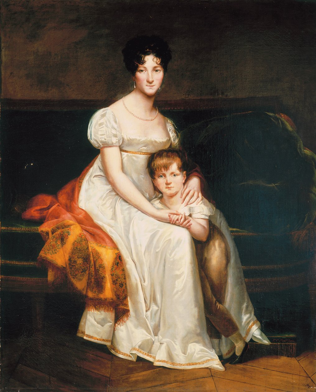 Louise Catherine Eleonore de la Plaigne olduğu söylenen bir bayanın portresi, 1814 by Pierre Paul Prudhon