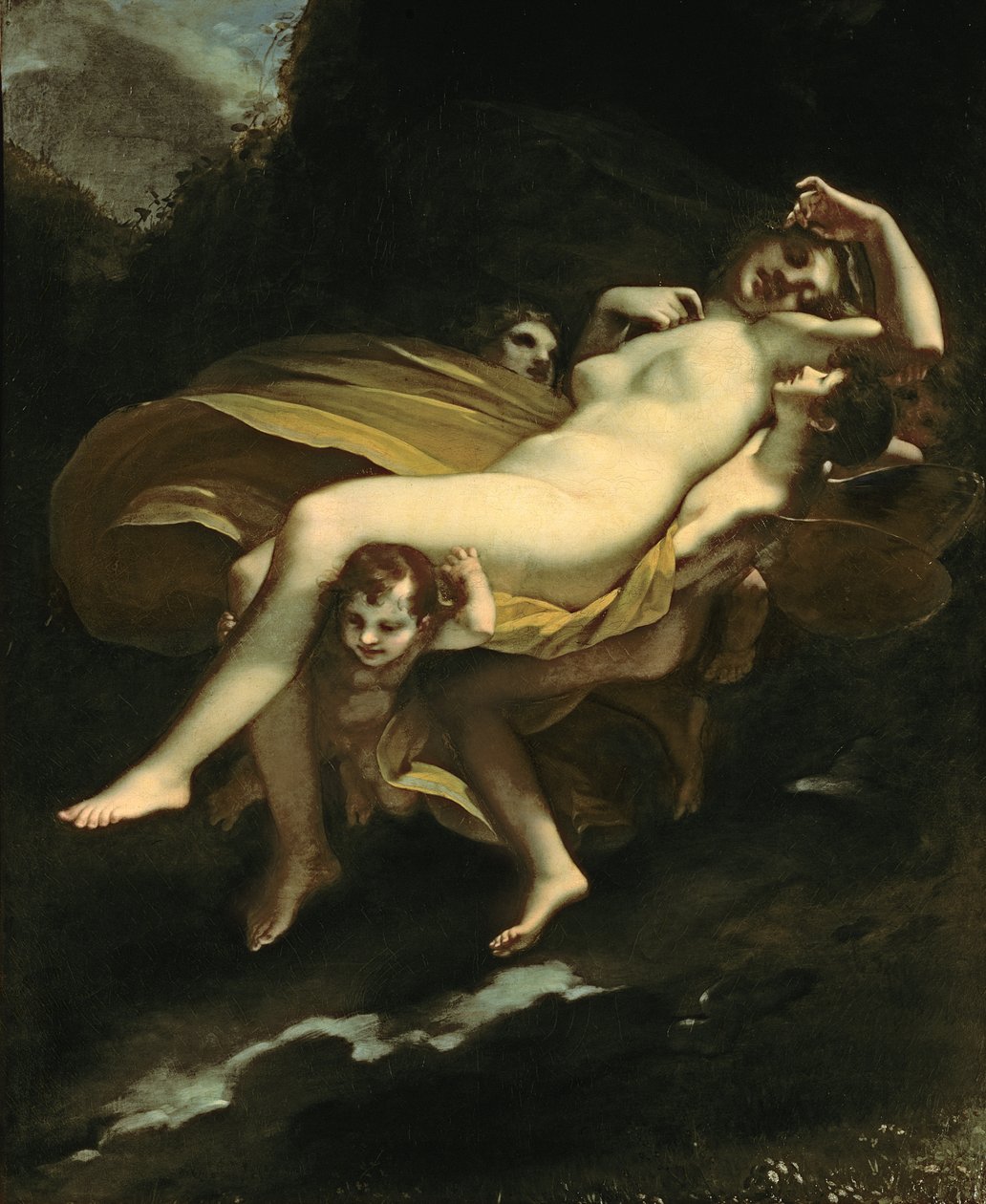 Cennete taşınan Psyche by Pierre Paul Prudhon