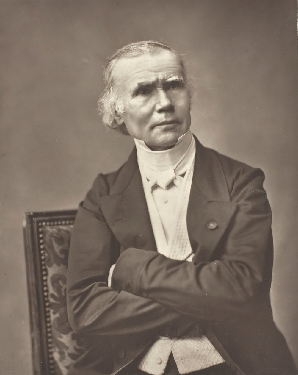 Alfred-Armand-Louise-Marie Velpeau Fransız cerrah ve anatomist, 1795-1867, c. 1867. by Pierre Petit