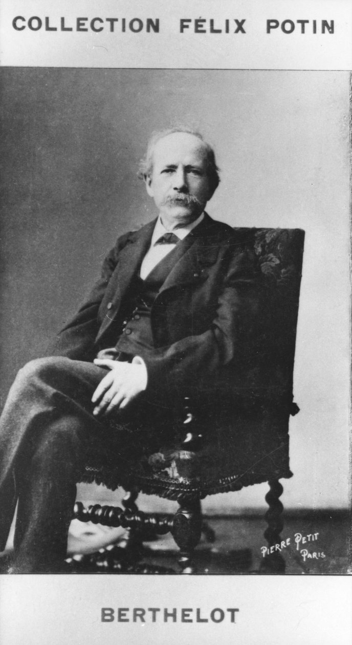 Pierre Eugene Marcellin Berthelot, Fransız organik kimyager ve politikacı, c1885 by Pierre Petit