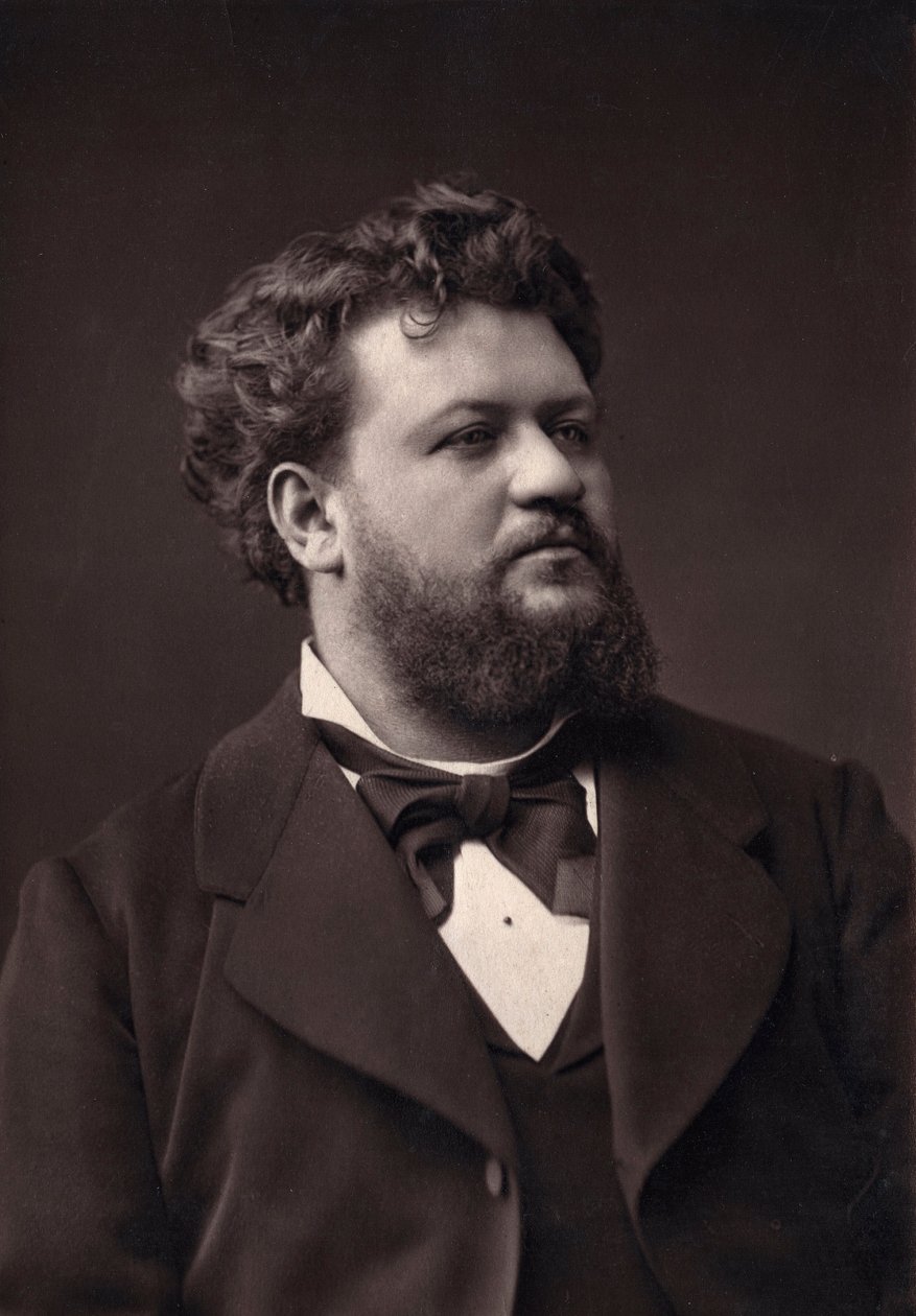 Jean Lassalle (1847-1909), Fransız bariton portresi. Fotogliptie Goupil. Pierre-Pepetit tarafından 19. yüzyılın sonundaki fotoğraf. by Pierre Petit