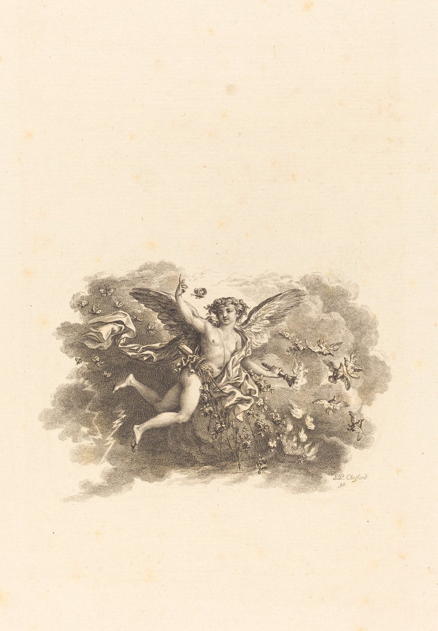 Başlık Sayfaları için Fleuron by Pierre Philippe Choffard