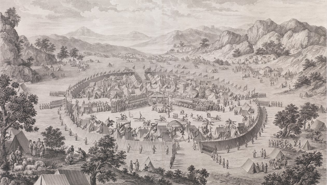 Badakhsan Han'ın Teslimi, 1772. by Pierre Philippe Choffard