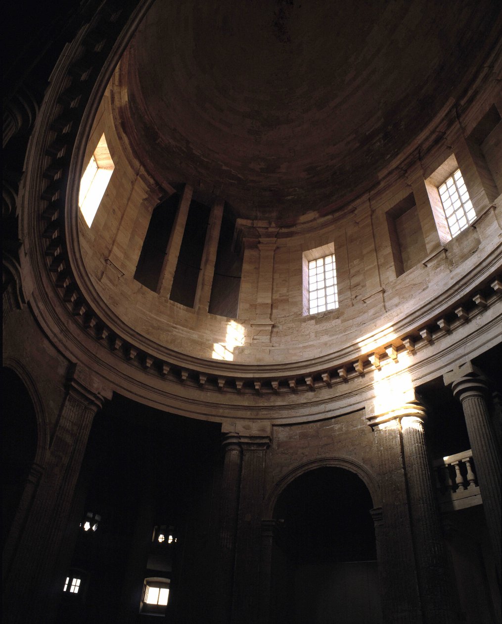 Barok mimarisi: Eski Charite Şapeli (1679 - 1707), Marsilya manastırı, mimar Pierre Puget (1622 - 1694) tarafından. İç görünüm. Marsilya, Bouches du Rhone (Bouches-du-Rhone) (13). by Pierre Puget