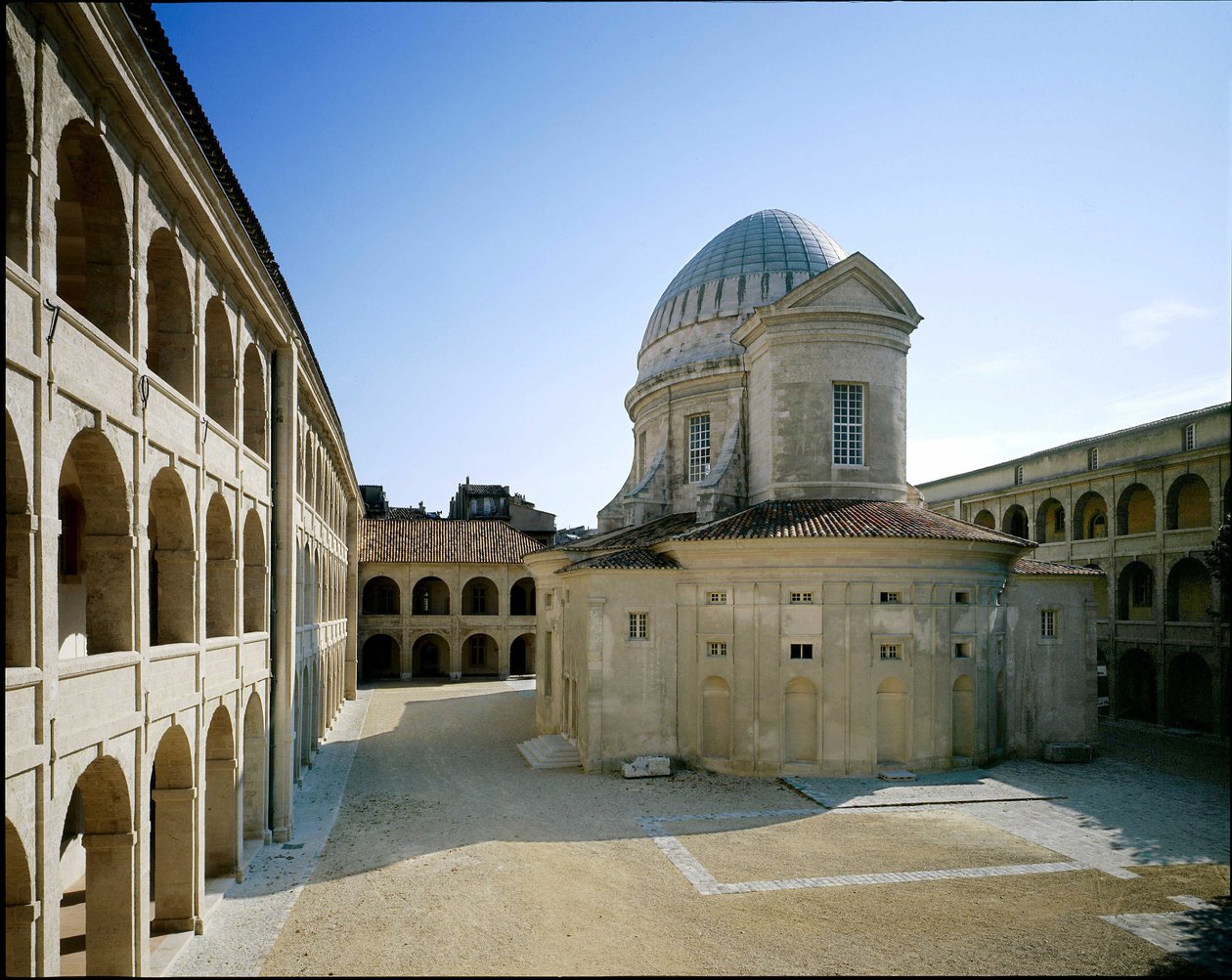 La Vieille Charite Kilisesi, Marsilya Manastırı, Fransa. Barok mimarisi, Pierre Puget by Pierre Puget