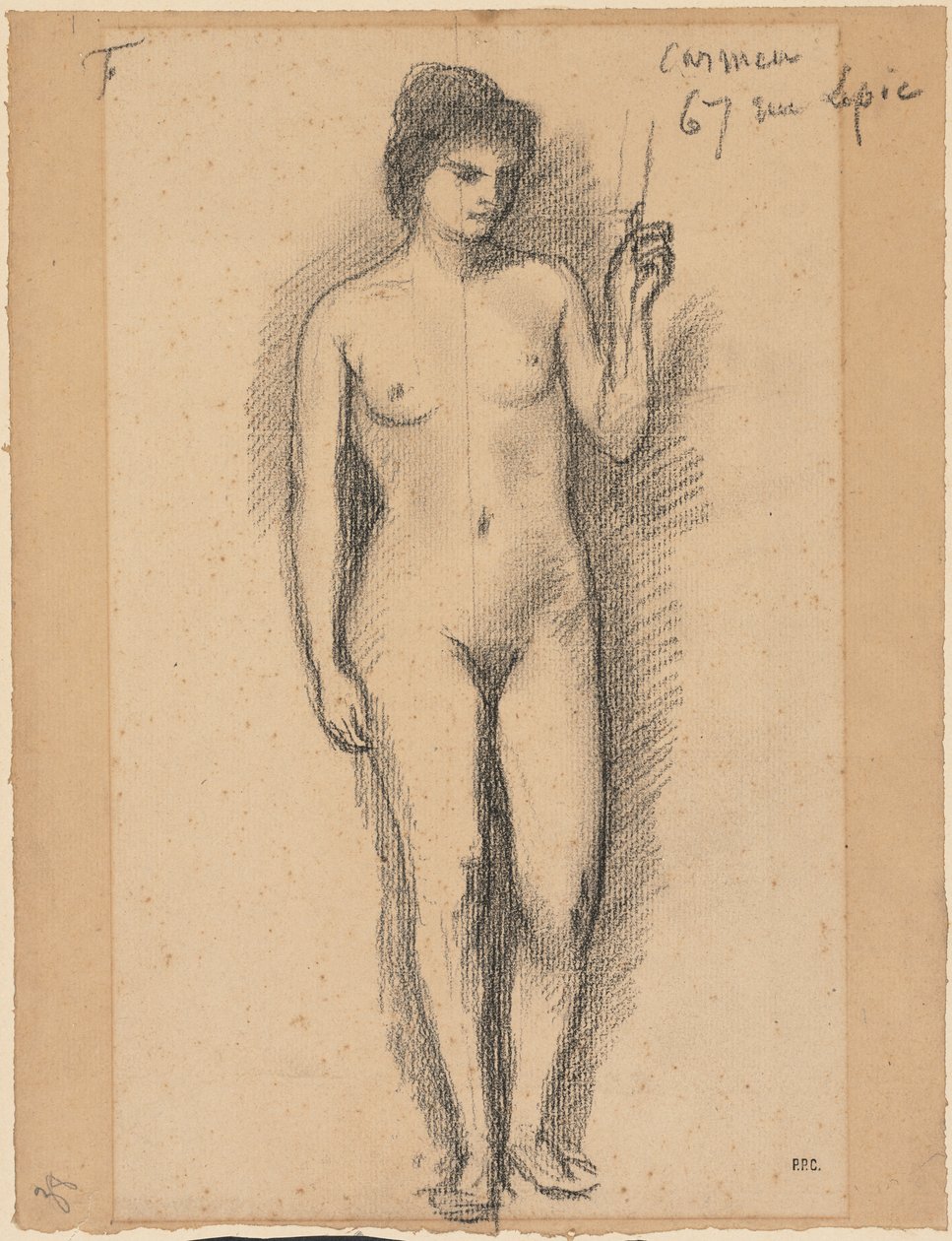 carmen by Pierre Puvis de Chavannes