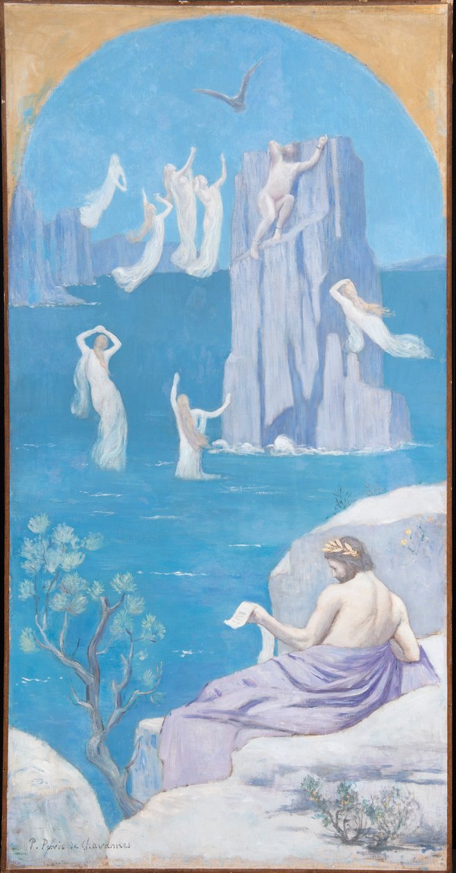 Dramatik Şiir (Aeschylus) by Pierre Puvis de Chavannes