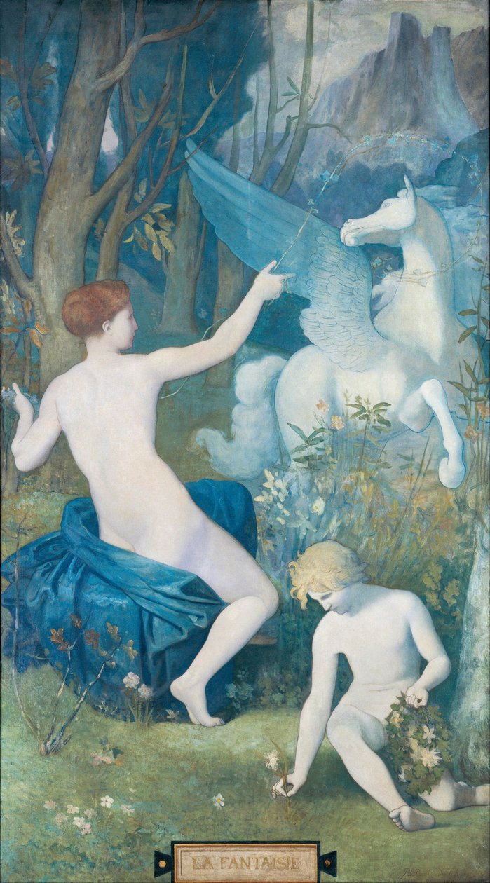 Puvis de Chavannes tarafından Fantezi, Pierre Cecil (1824-1898) by Pierre Puvis de Chavannes