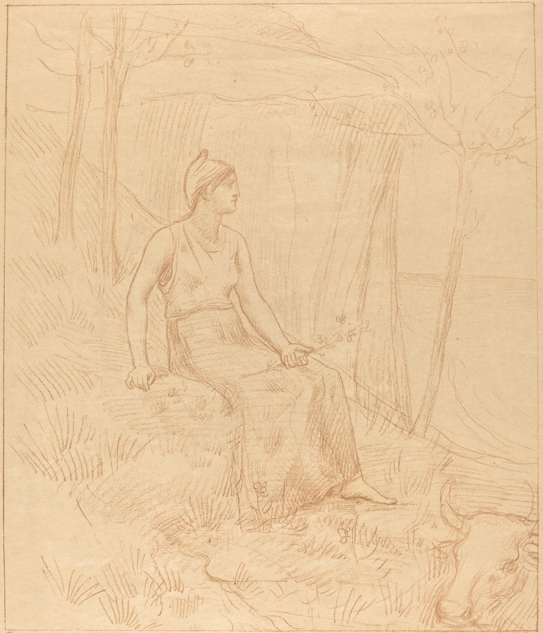 Normandiya by Pierre Puvis de Chavannes