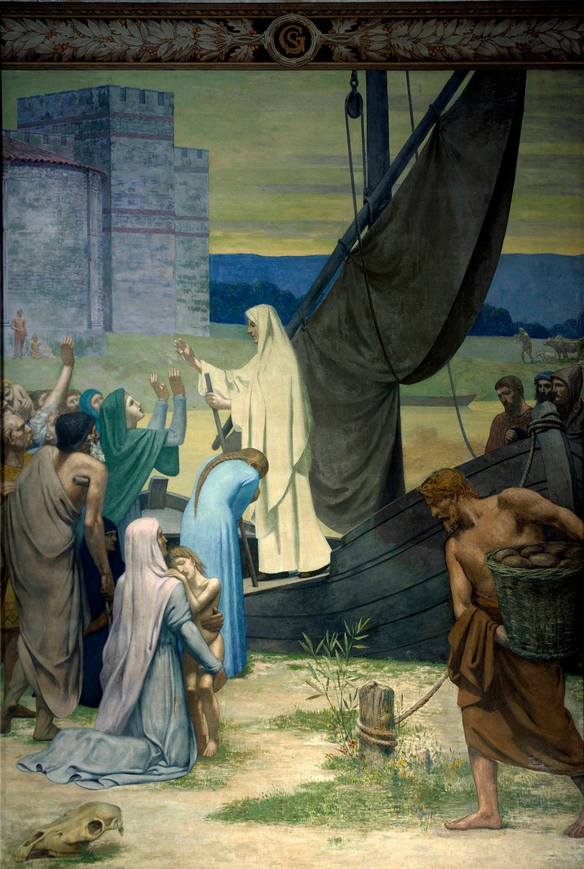 Sainte Genevieve, Hun kralı Attila